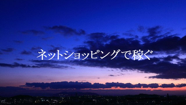 ネットショッピングで稼ぐ